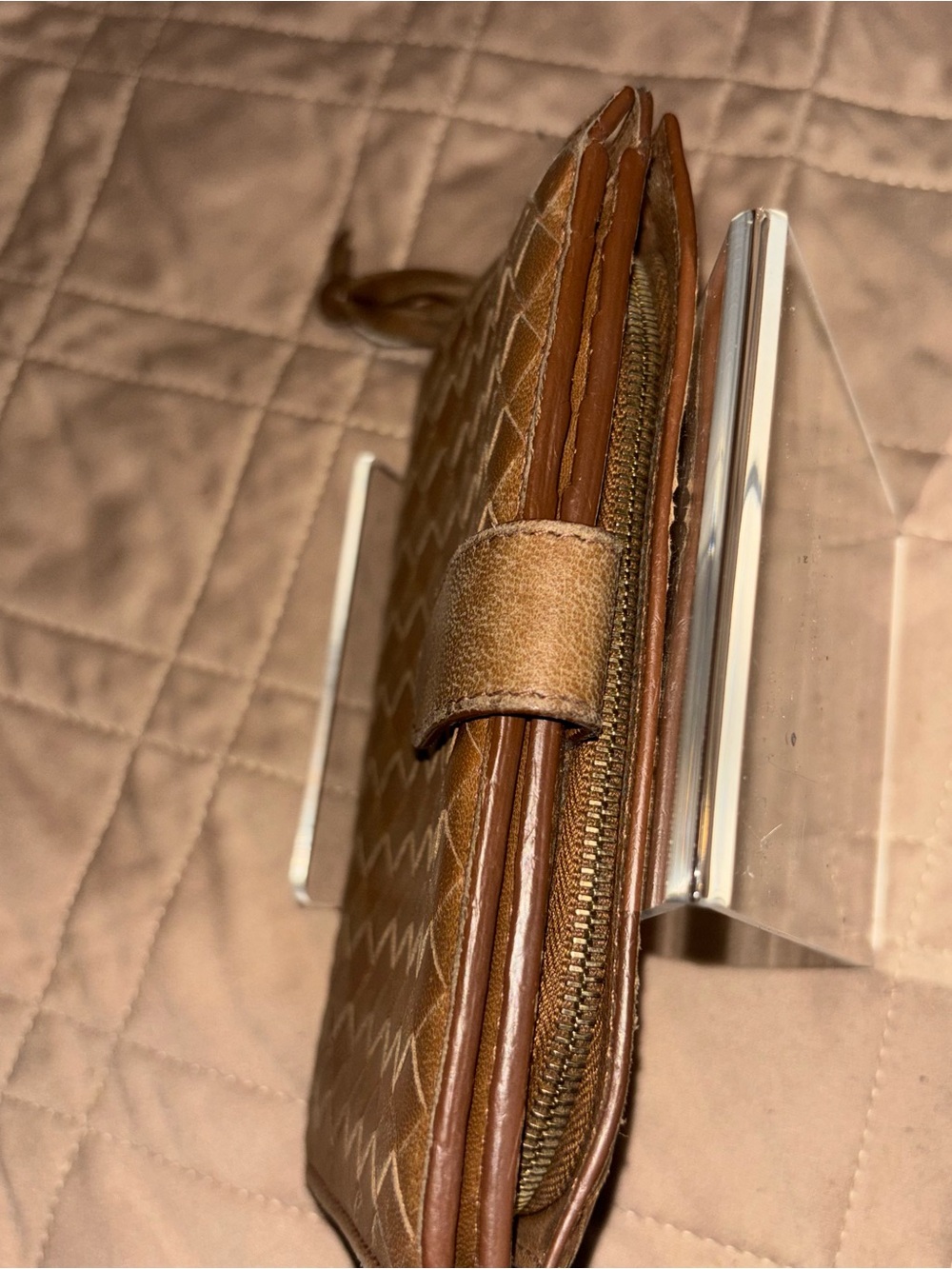 Bottega Veneta Brown Intrecciato Leather Wallet Purse - Picture 5 of 9